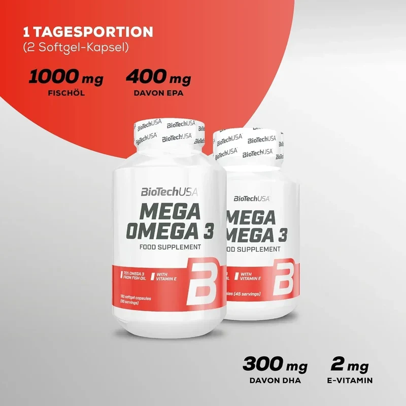 BioTech USA Omega 3 90x500mg