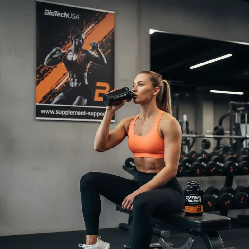 BioTech USA Koffein + Taurin 60 Kapseln