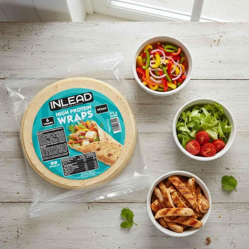 Inlead High Protein Wraps 6 Stück a´ 62g
