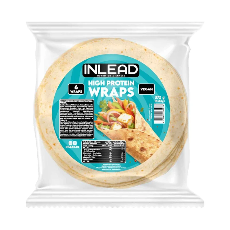 Inlead High Protein Wraps 6 Stück a´ 62g