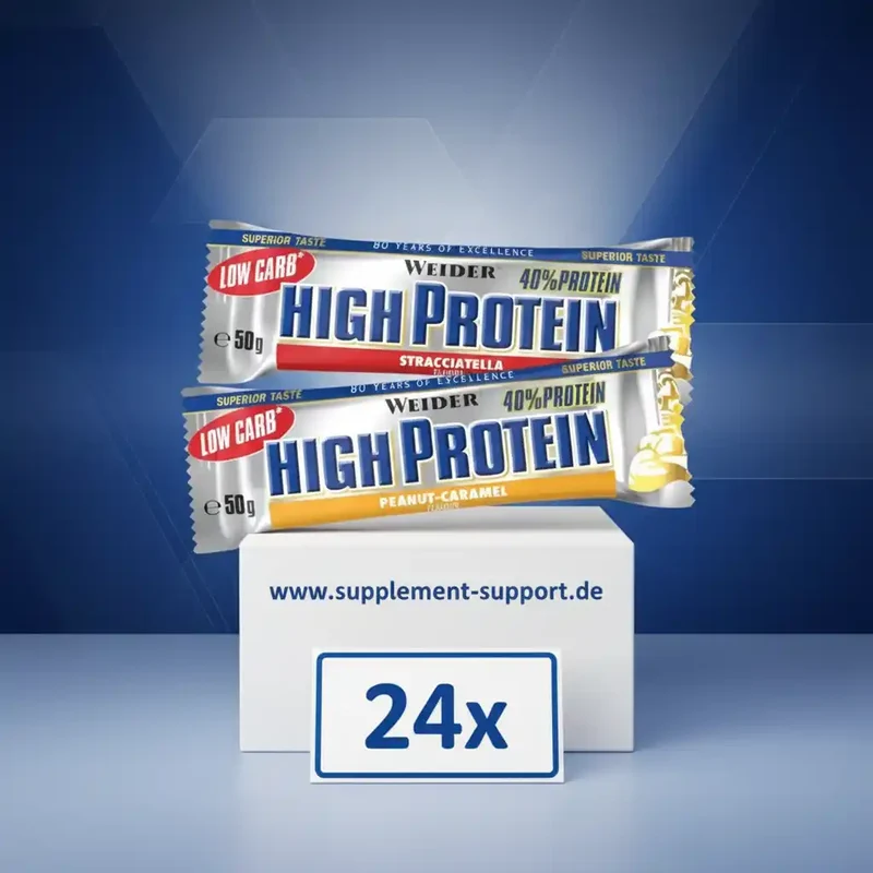 WEIDER HIGH PROTEIN BAR 24x50g RIEGEL