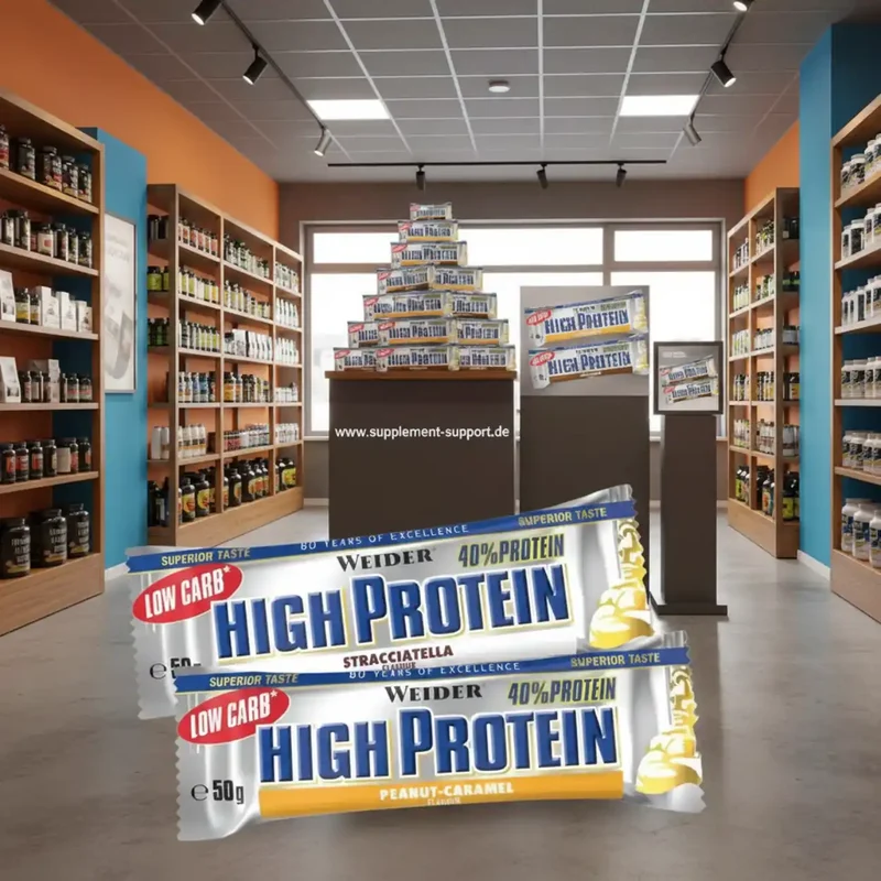 WEIDER HIGH PROTEIN BAR 24x50g RIEGEL