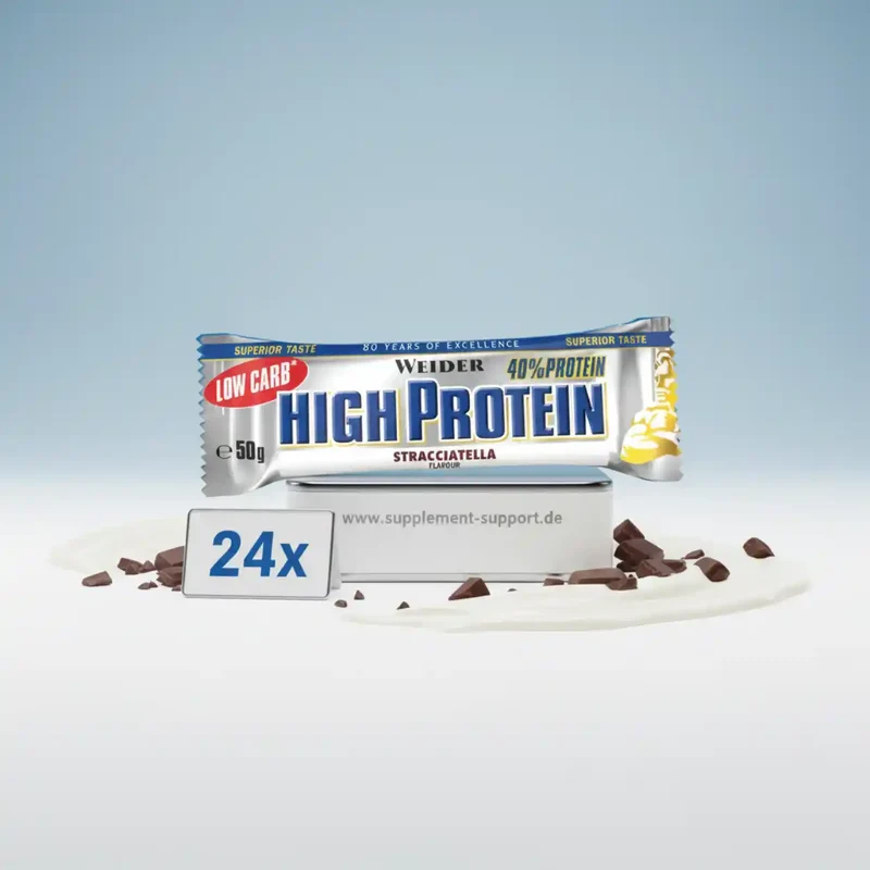 WEIDER HIGH PROTEIN BAR 24x50g RIEGEL