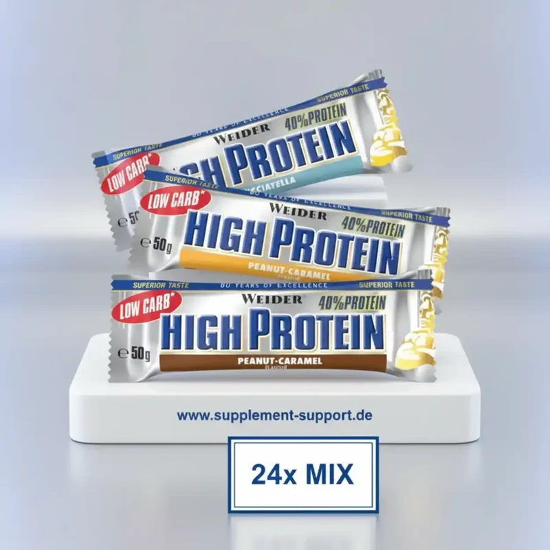 WEIDER HIGH PROTEIN BAR 24x50g RIEGEL