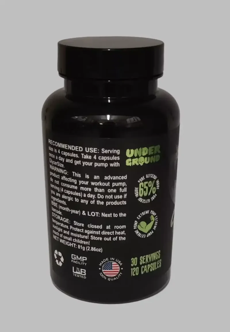 Glycer Size Pump Booster 120 Kapseln