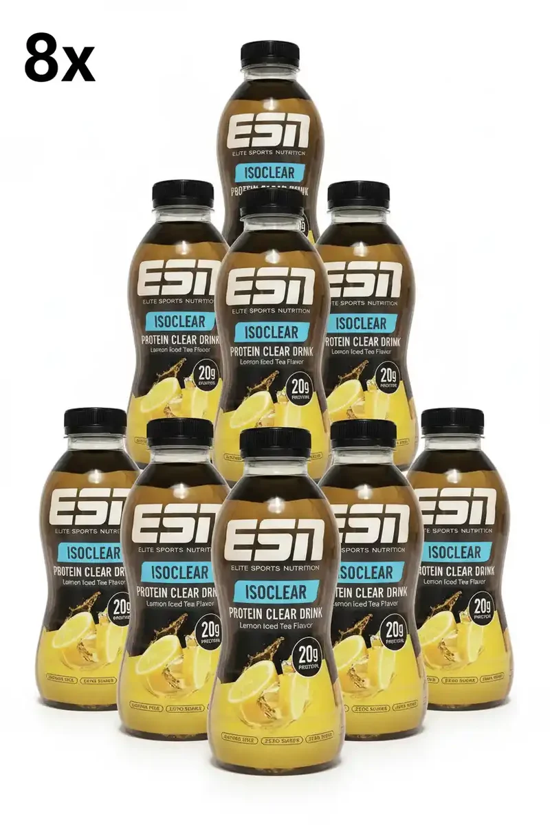 ESN ISOCLEAR Protein Clear Drink, 8 x 500 ml inkl. Pfand