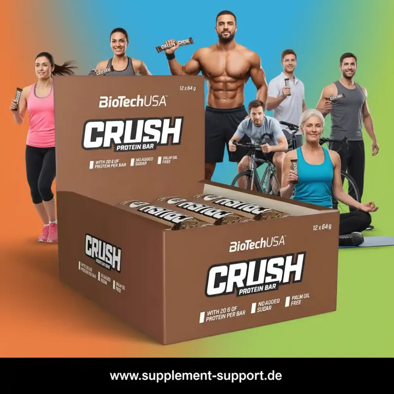 BioTech USA Crush Protein Bar 12x64g