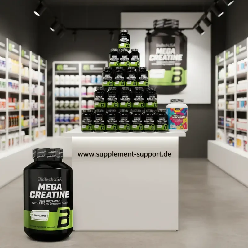 Biotech USA Mega Creatine 120 Megakapseln