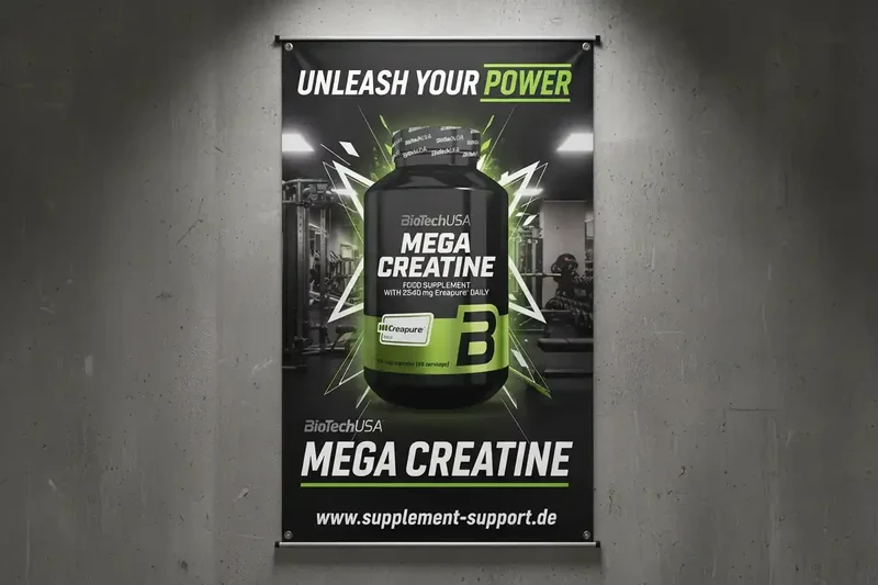 Biotech USA Mega Creatine 120 Megakapseln