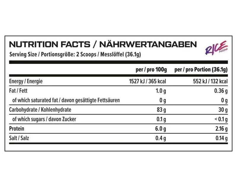 VAST® INSTANT RICE PUDDING COMPLEX CARBS 900g