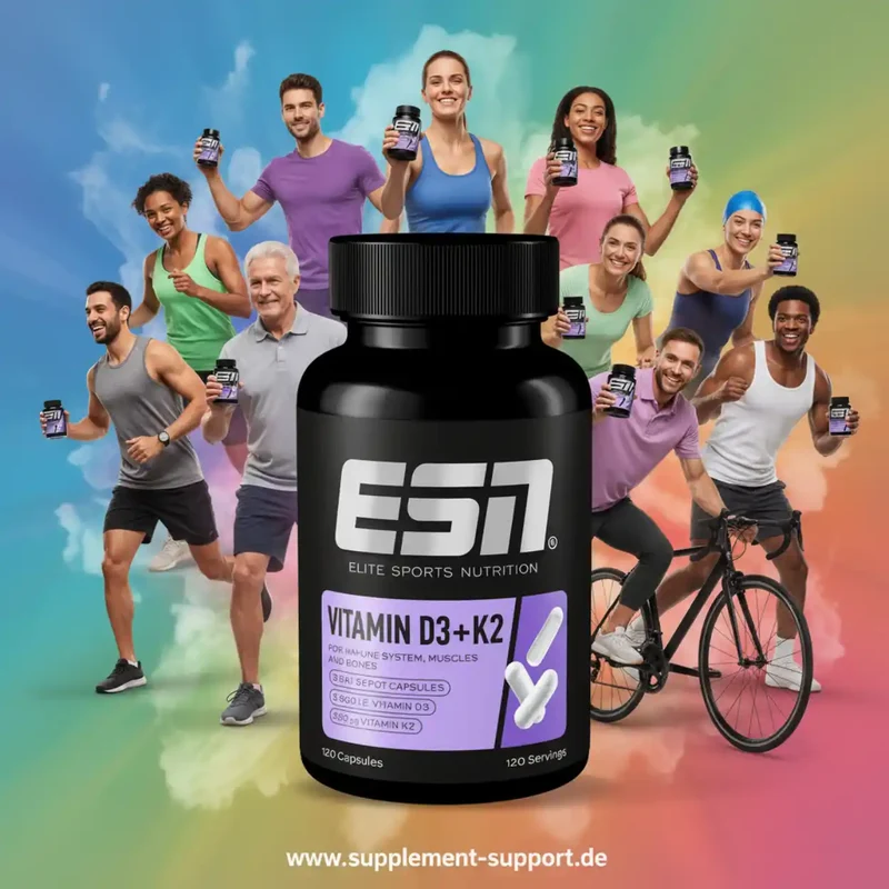 ESN Vitamin D3 + K2 Depot 120 Kapseln 5600i.e.