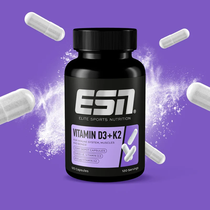 ESN Vitamin D3 + K2 Depot 120 Kapseln 5600i.e.