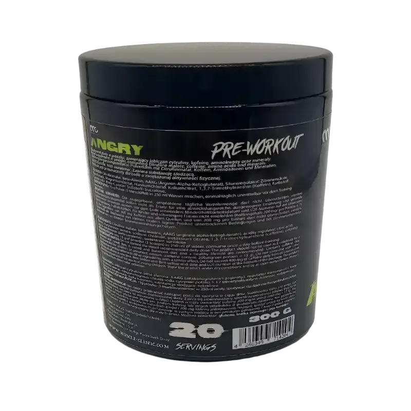 Muscle Clinic Angry Pre Workout Booster 300g