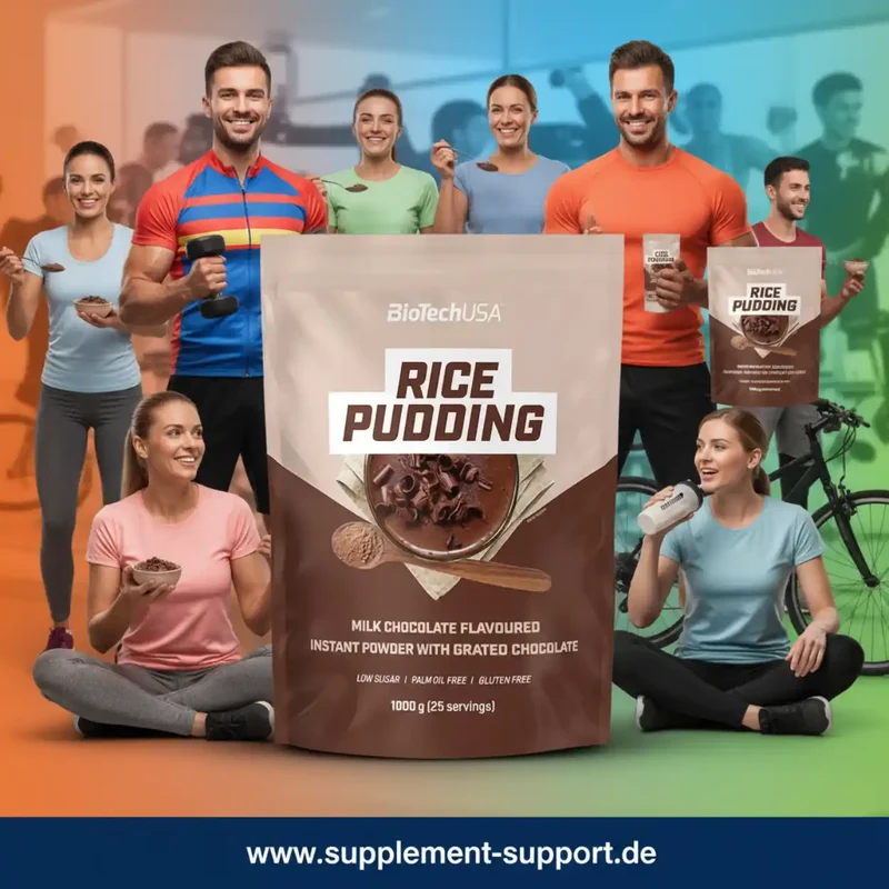 BIOTECH USA INSTANT RICE PUDDING l 1000g Tüte