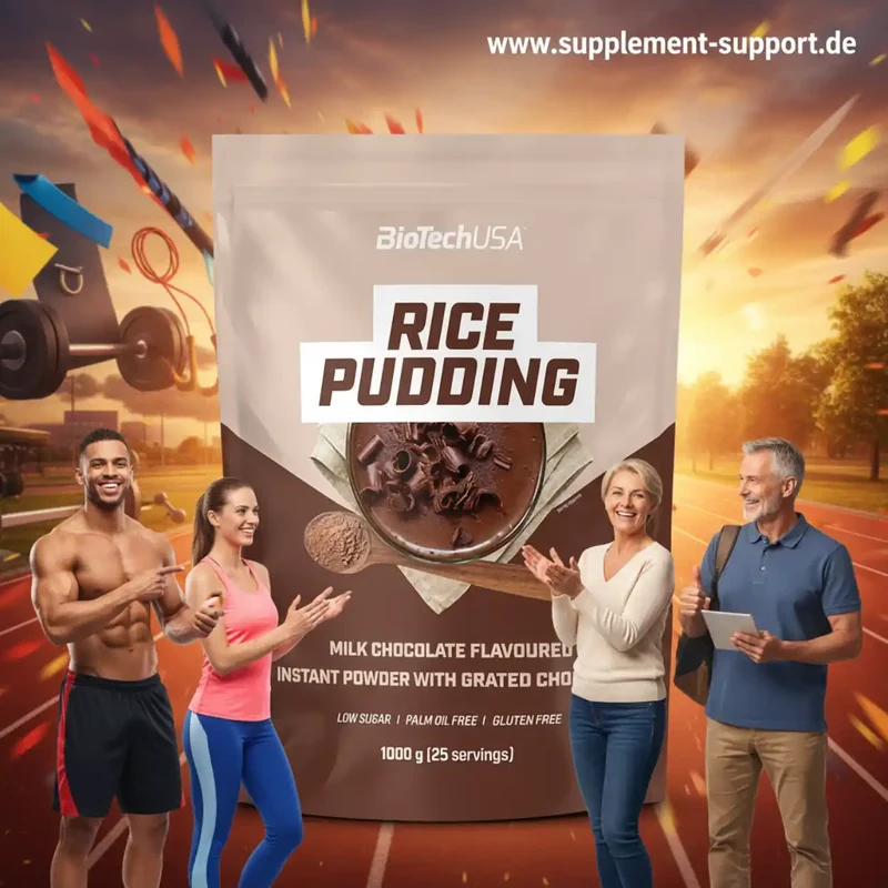 BIOTECH USA INSTANT RICE PUDDING l 1000g Tüte