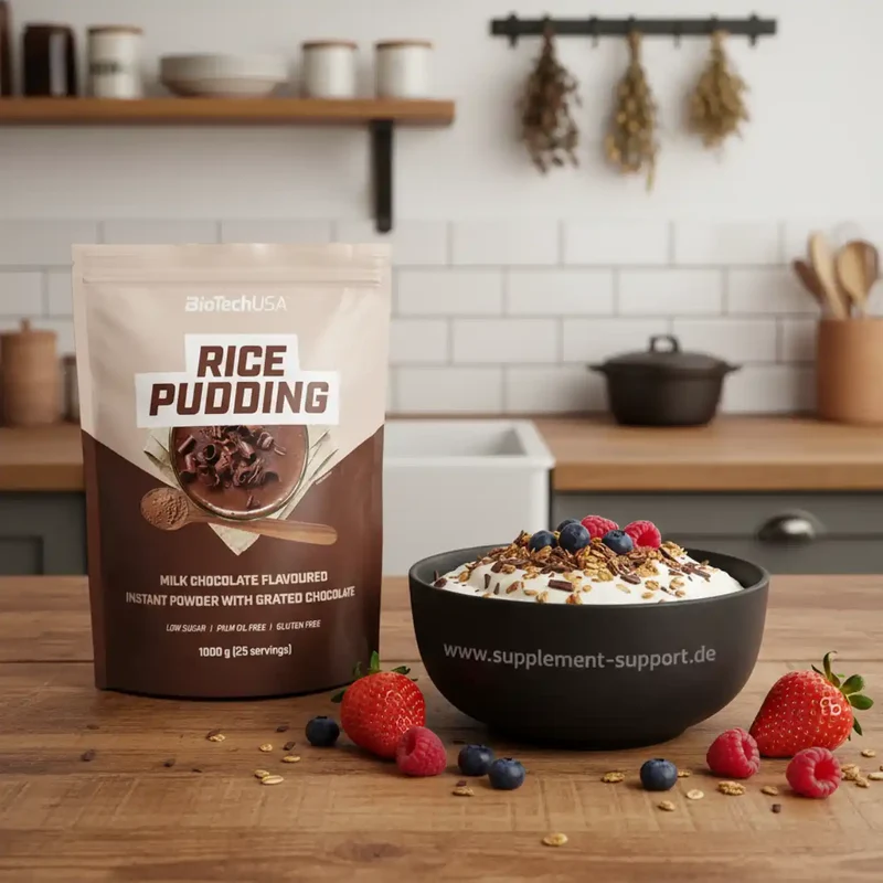 BIOTECH USA INSTANT RICE PUDDING l 1000g Tüte