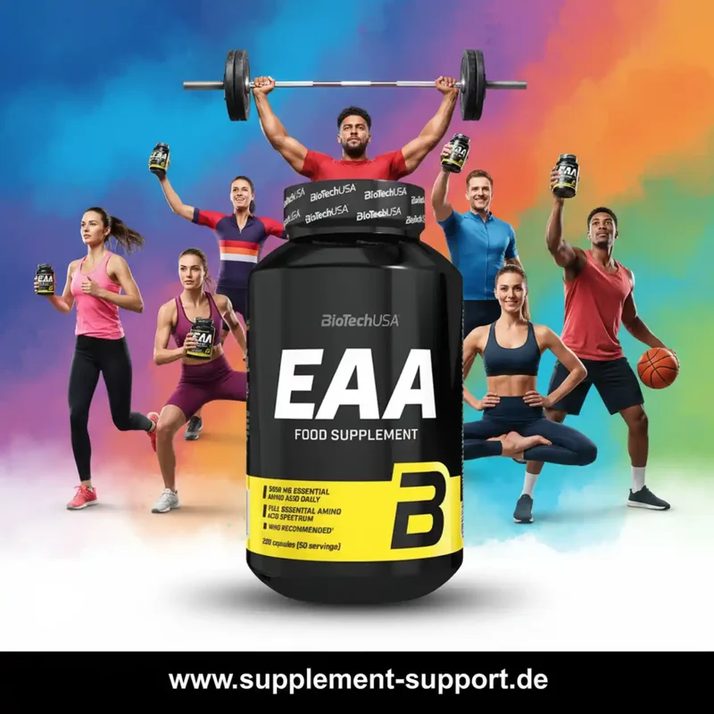 BioTech USA EAA - 200 Caps - Essentielle Aminosäuren - hoch Dosiert