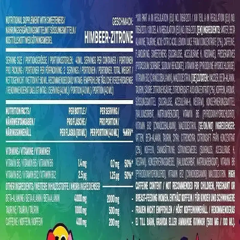 AK47 labs Pre Workout Booster SHOT, 12x80ML