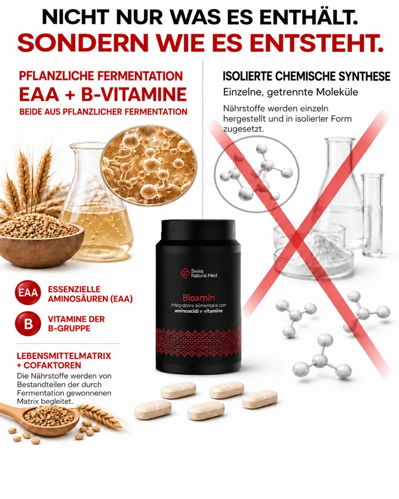 Bioamin - Aminoacidi essenziali da fermentazione vegetale con B12 e Acido Folico