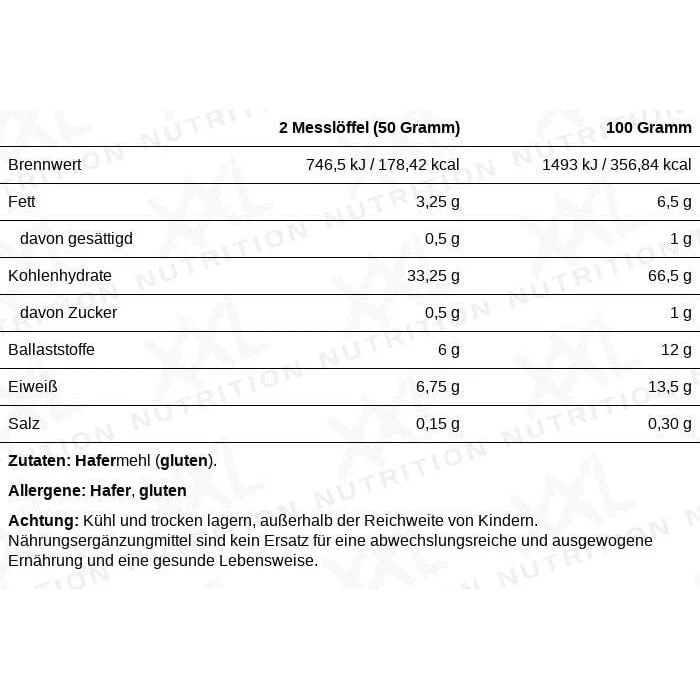 XXL Nutrition Perfect Oats 5kg