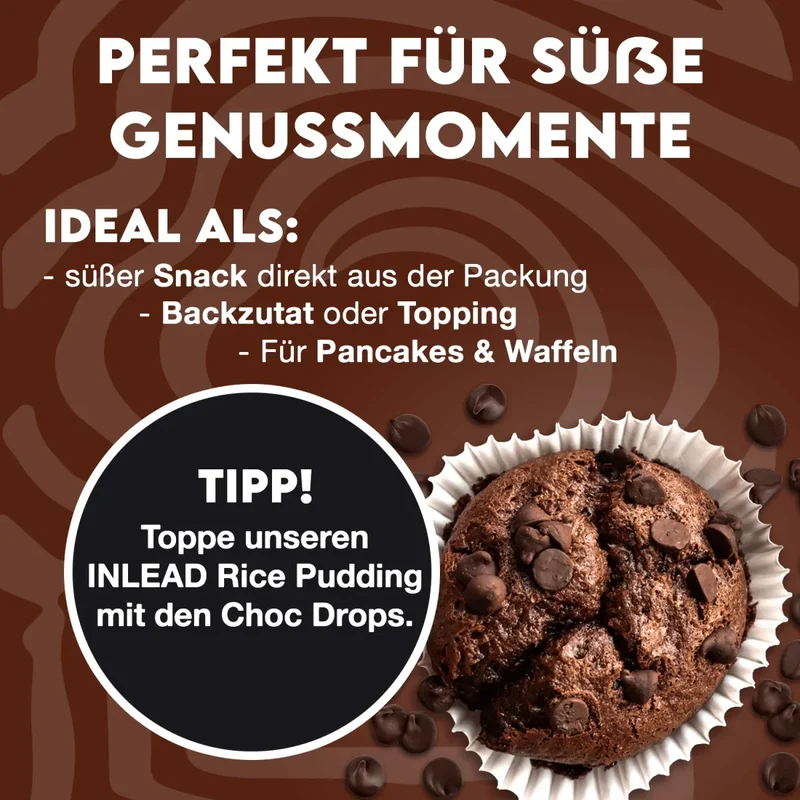 Inlead Choc Drops 150g - Vegan