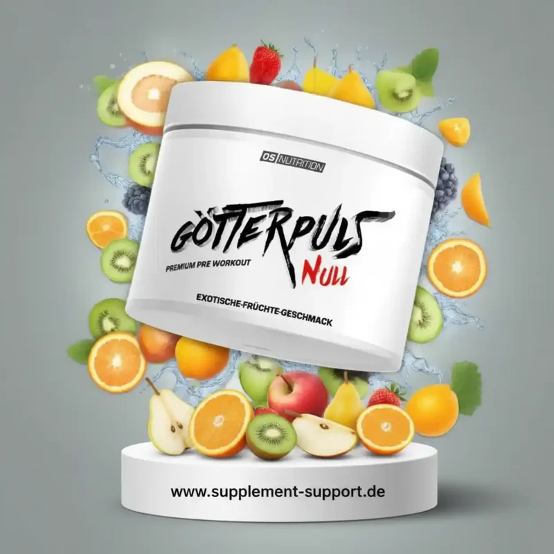 OS Nutrition Götterpuls® NULL Pre Workout Booster 300g STIM FREE