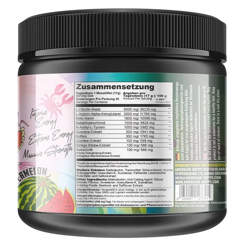 American Supps Radical Riot V3 Pre Workout 340g