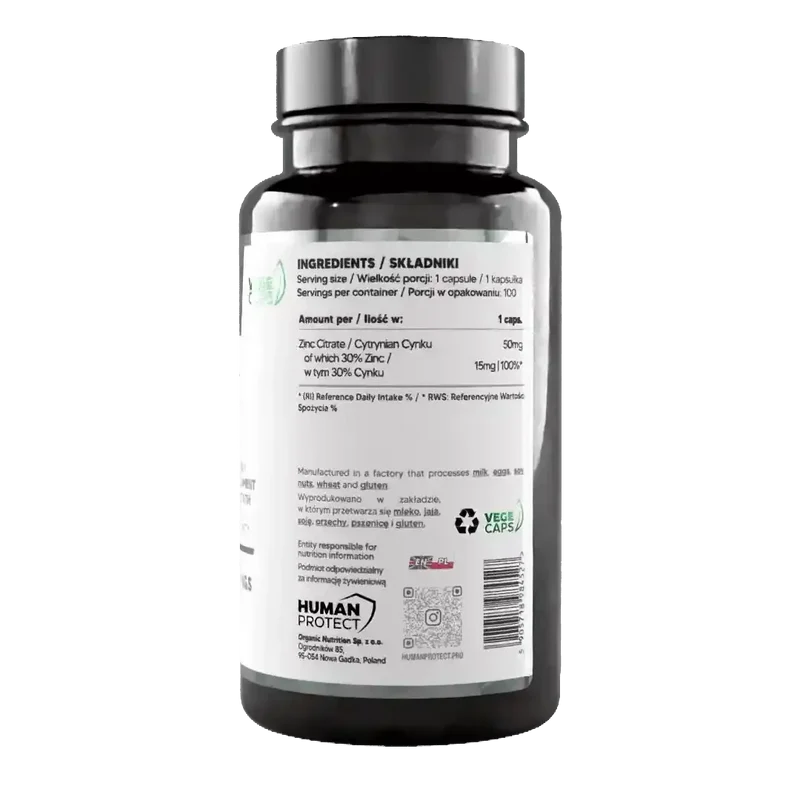 Zink Citrat 100 Kapseln 50mg