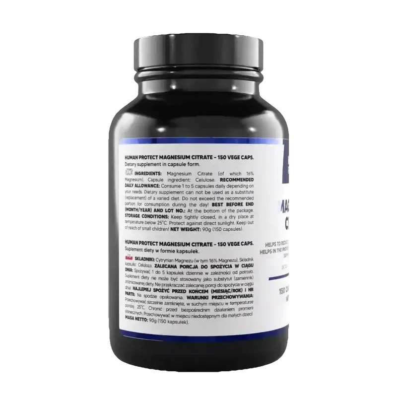 Magnesium Citrat 150 caps. 500mg