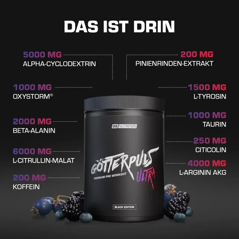 Götterpuls ULTRA - Premium Pre Workout 480g