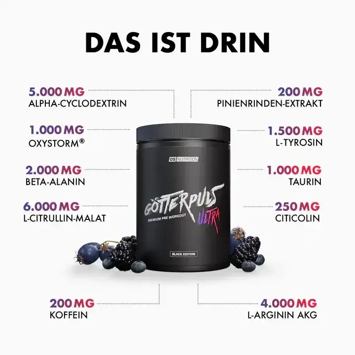 Götterpuls ULTRA - Premium Pre Workout 480g