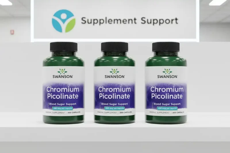 SWANSON Chromium Picolinate 200 Kapseln 200mcg Chrom