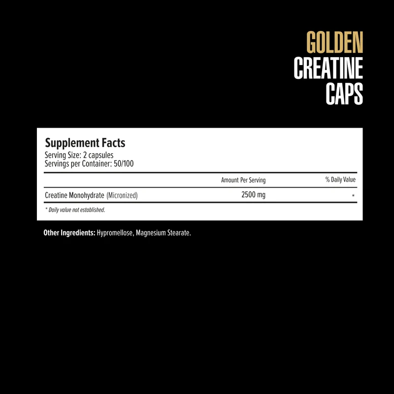 Golden Creatine Caps