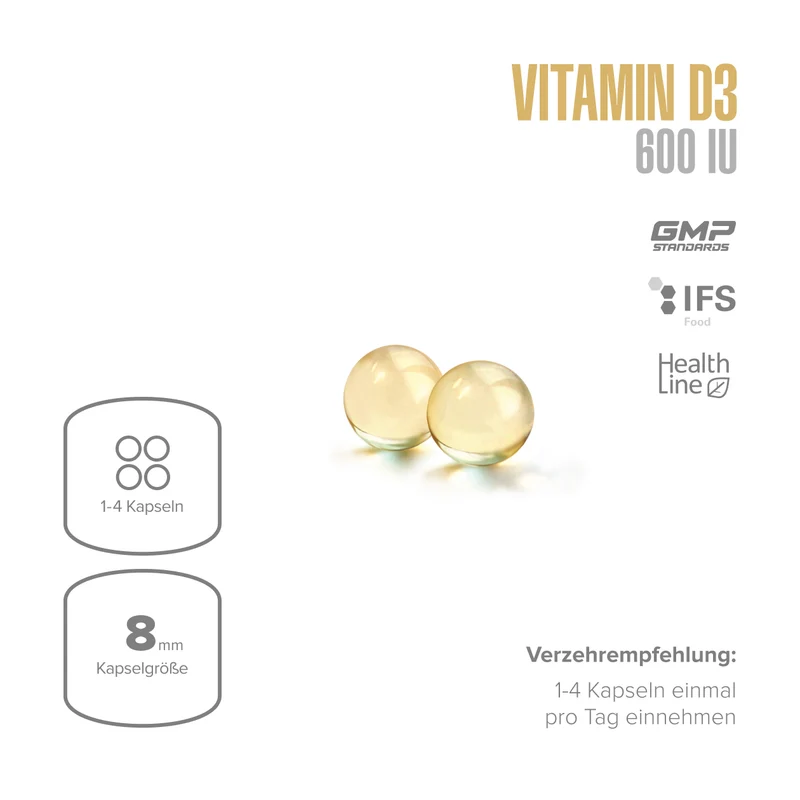 Vitamin D3 600IU