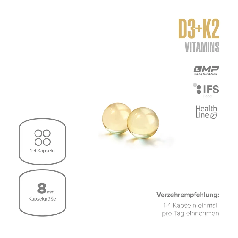 D3+K2 Vitamins