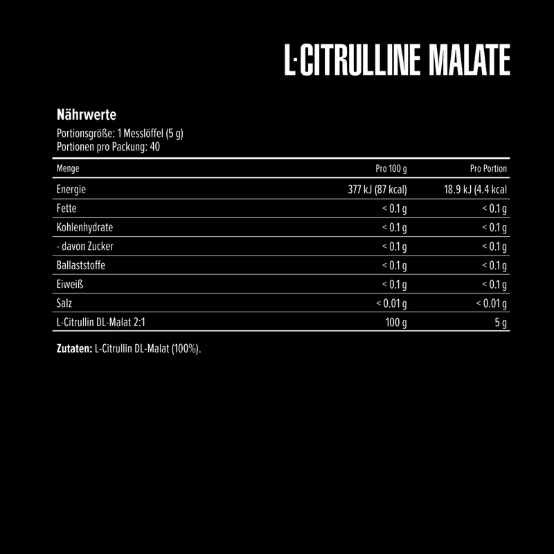 L-Citrulline Malate Powder