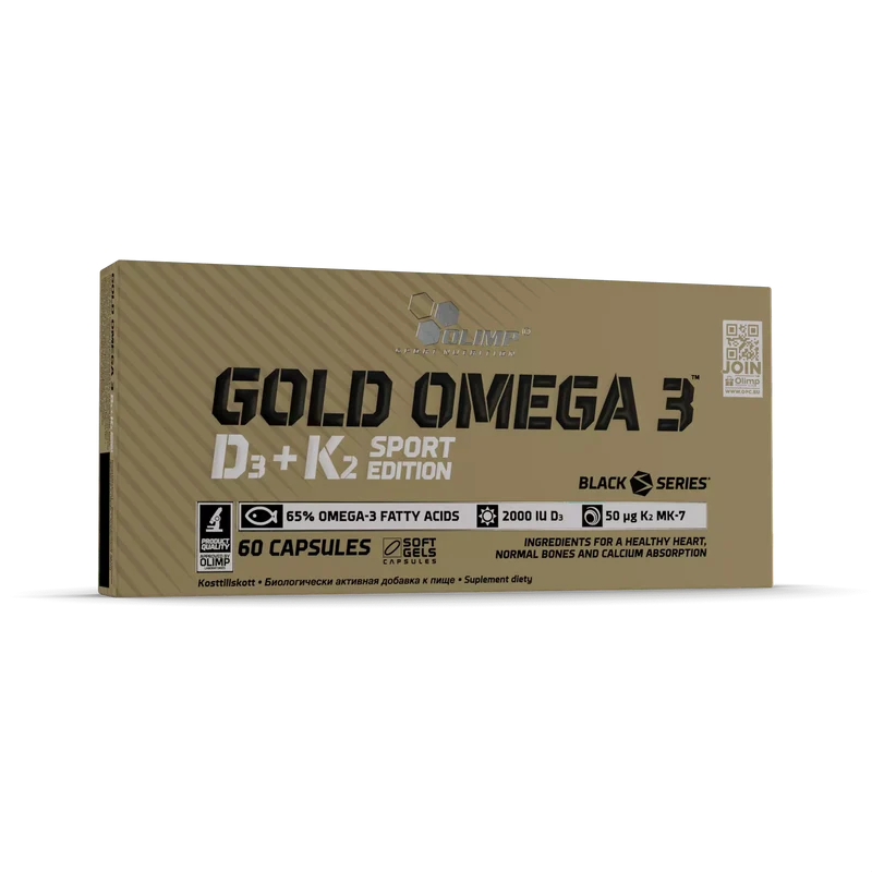 Olimp Omega 3 D3 + K2 Sport - 60 Kapseln