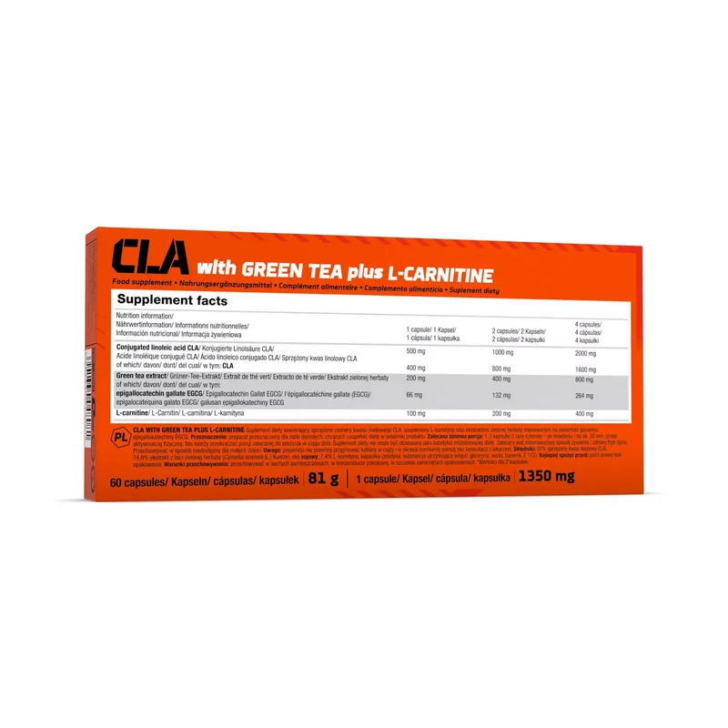 Olimp CLA & Green Tea plus L-Carnitine 60 Kapseln