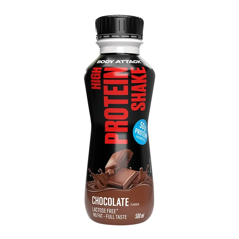 Body Attack High Protein Shake 500ml Flasche