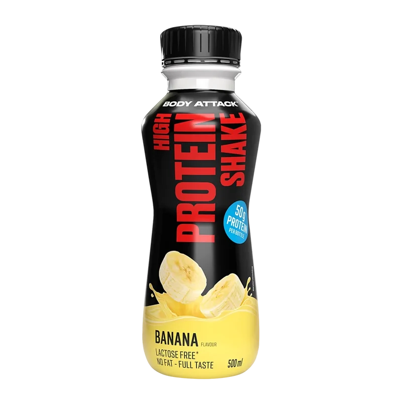 Body Attack High Protein Shake 500ml Flasche