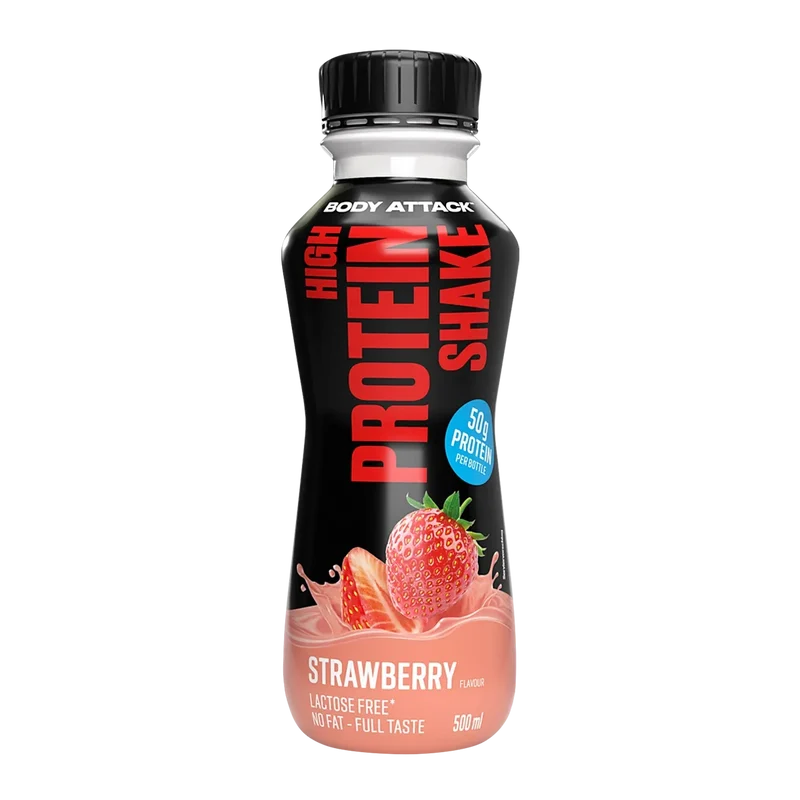 Body Attack High Protein Shake 500ml Flasche