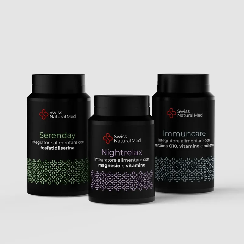 Focus-Up - Kit con Fosfatidilserina, Magnesio Marino, Zinco, Rame, Selenio, vit D