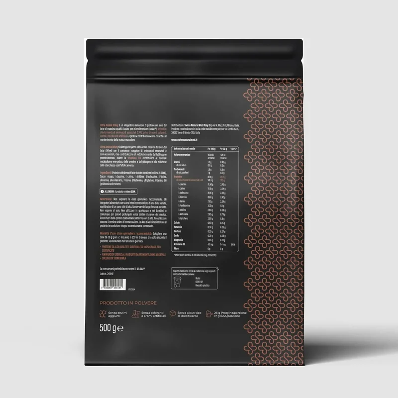 Ultra Amino Whey Cacao 500g - Proteine e aminoacidi