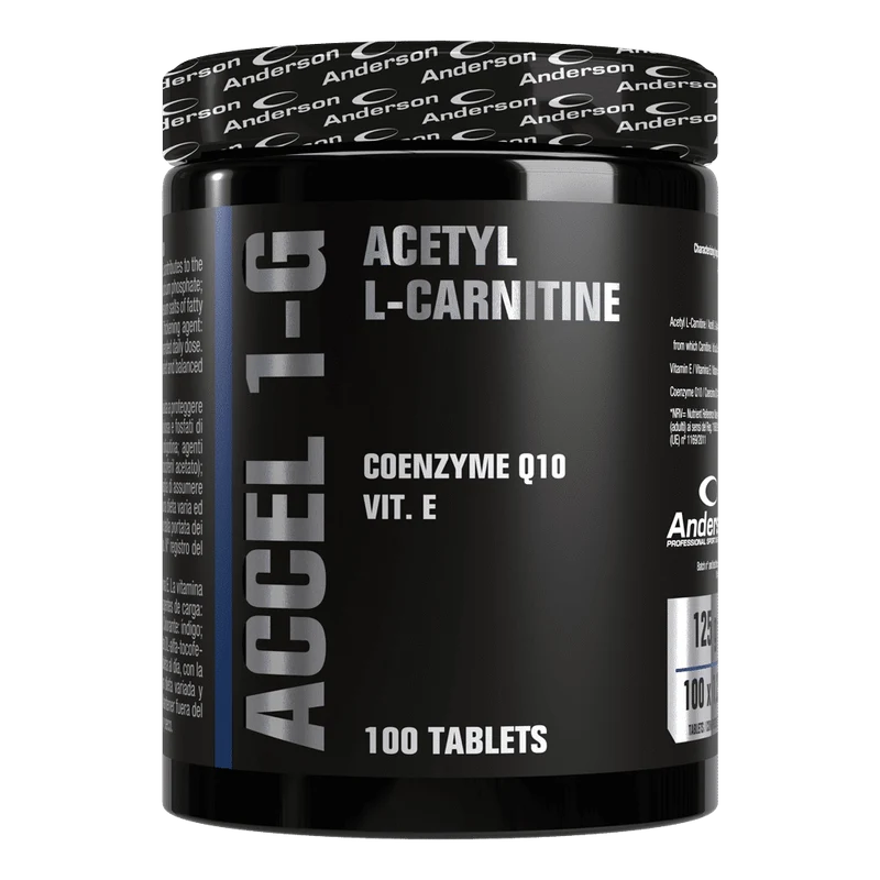 ACCEL 1g 100 Compresse Anderson Nutrition | Acetil L-Carnitina