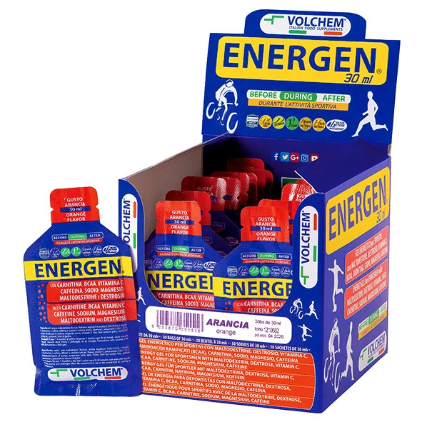 Energen Gel monodose da 56ml Energetico Volchem