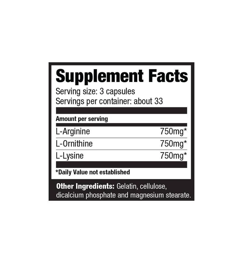 ARGININE ORNITHINE LYSINE