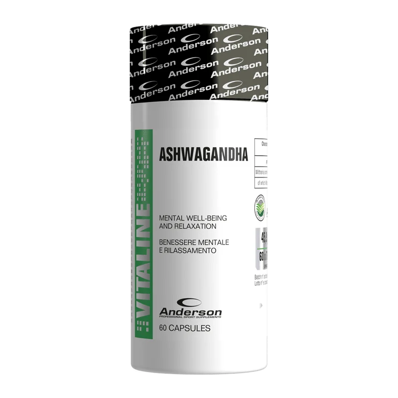 Ashwagandha 60 Cps | Stress e benessere mentale | Anderson Nutrition