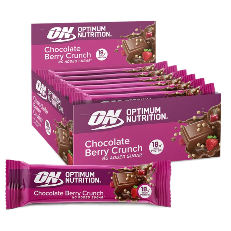 Chocolate Berry Crunch Protein Bar - 18g high protein