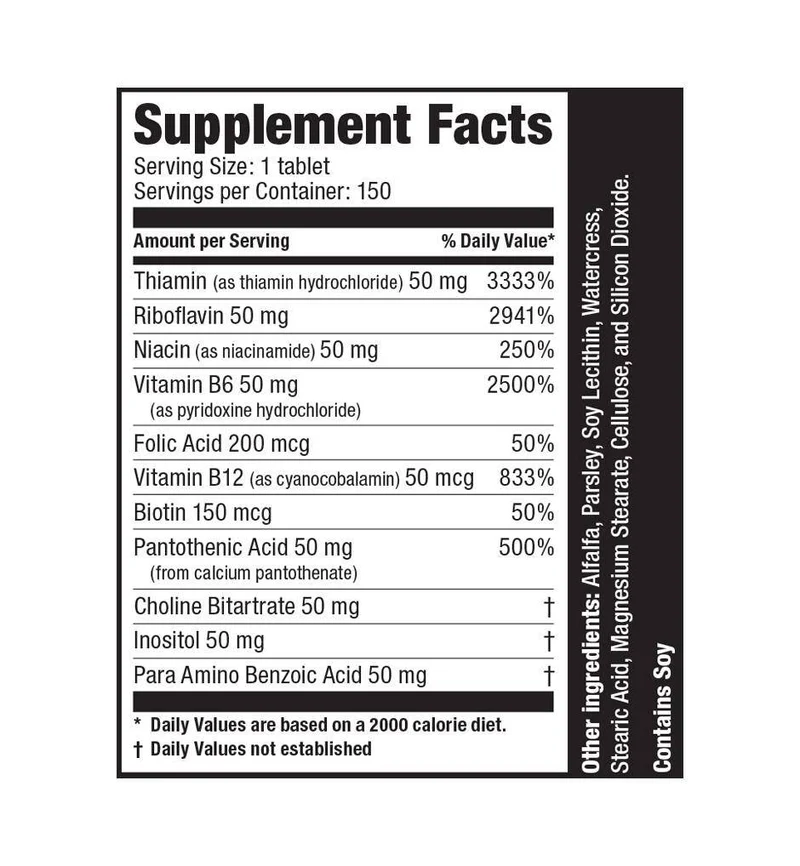 Super Vitamin B Complex