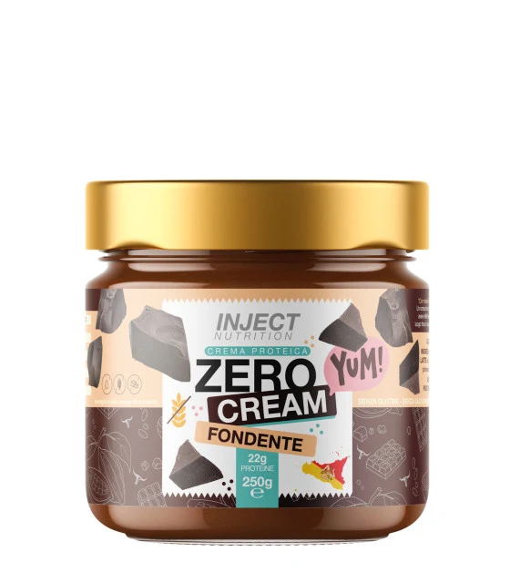 Zero Cream Proteica 250g – Crema Spalmabile Senza Zuccheri 22% Prot | 10 Gusti | INJECT Nutrition
